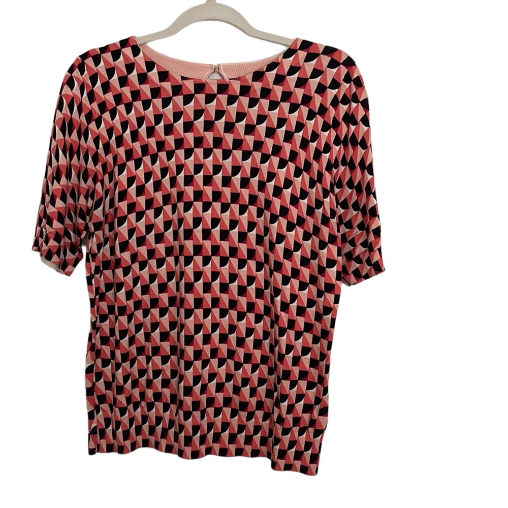 Talbots pattern cotton blended sweater